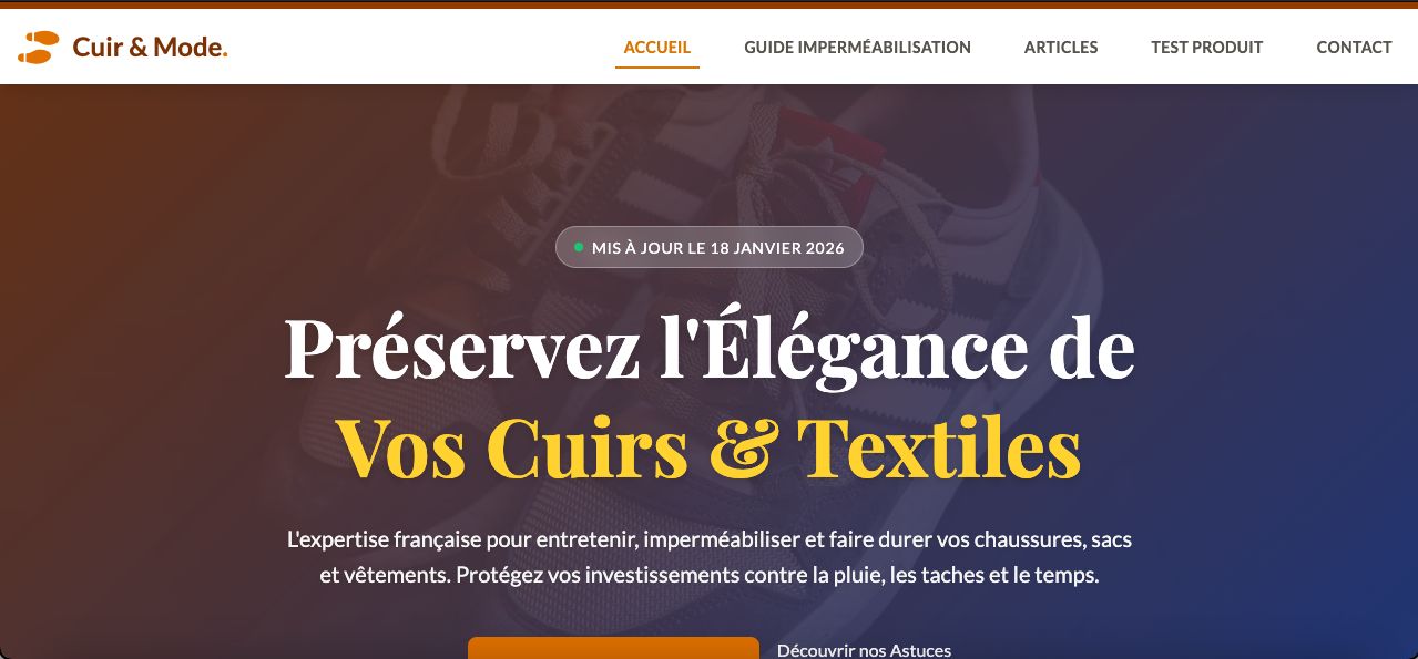 Entretien Cuir & Mode
